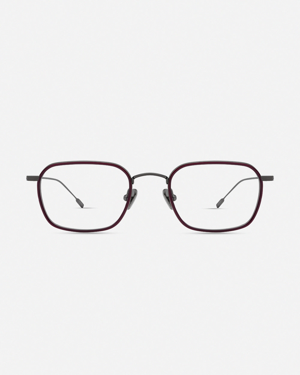 Brushed Gun/Burgundy